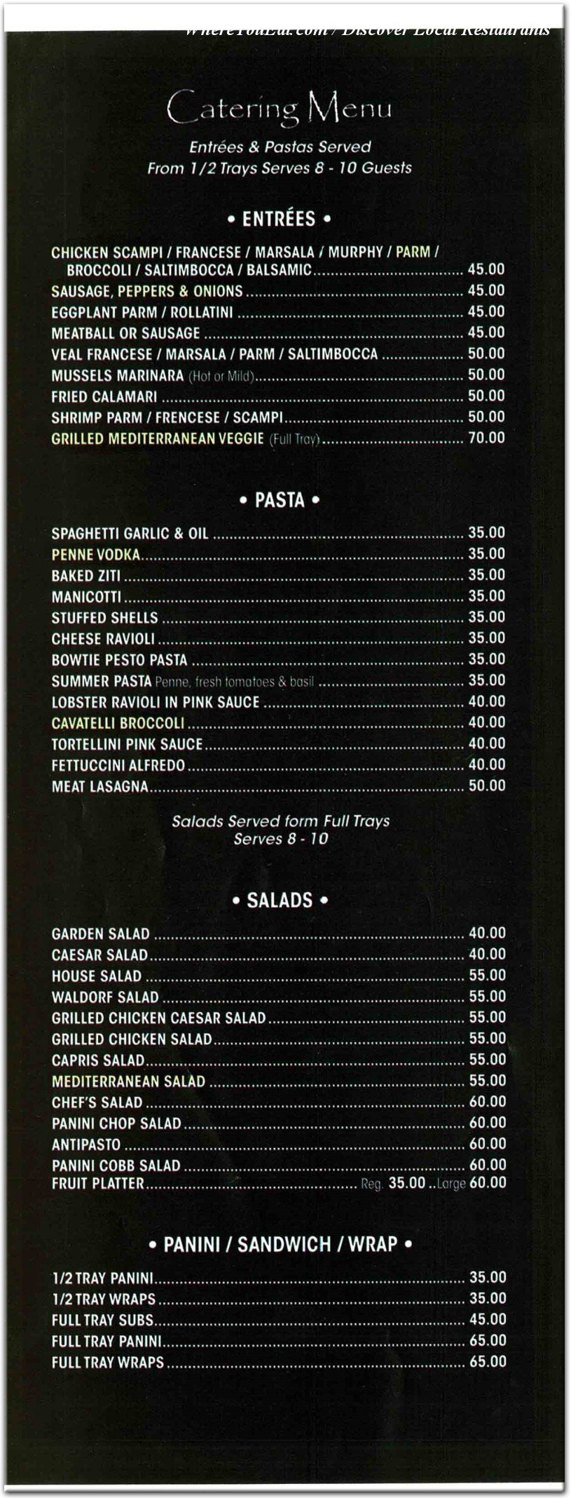 menu 5